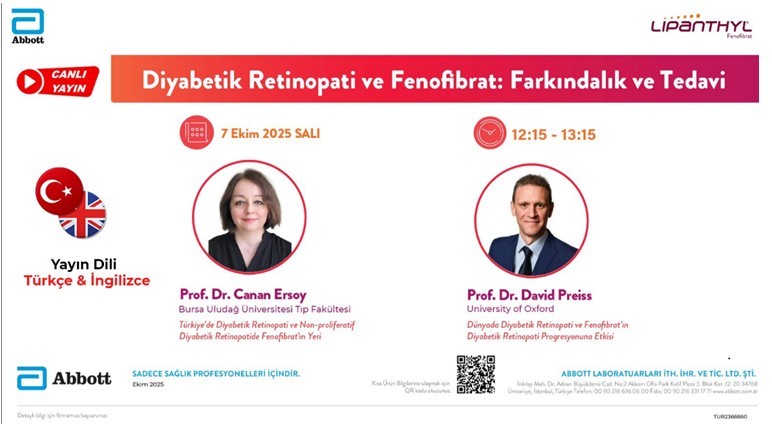 Diyabetik Retinopati ve Fenofibrat başlıklı etkinlik başarıyla tamamlandı